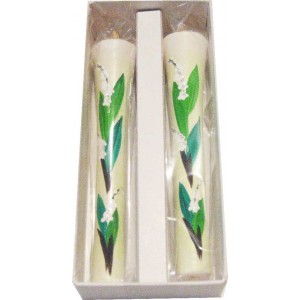 Candles : lily of the valley( suzuran)