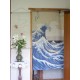 Noren - wave and fuji mountain