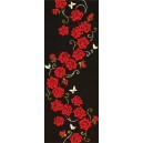 Tenugui - red roses