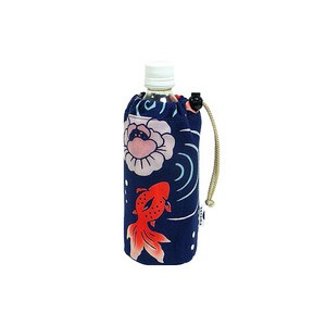 Bag for bottle (goldfish, blue)