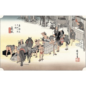 Hiroshige - Fuji-jeda