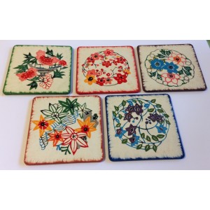 Set : Five coasters